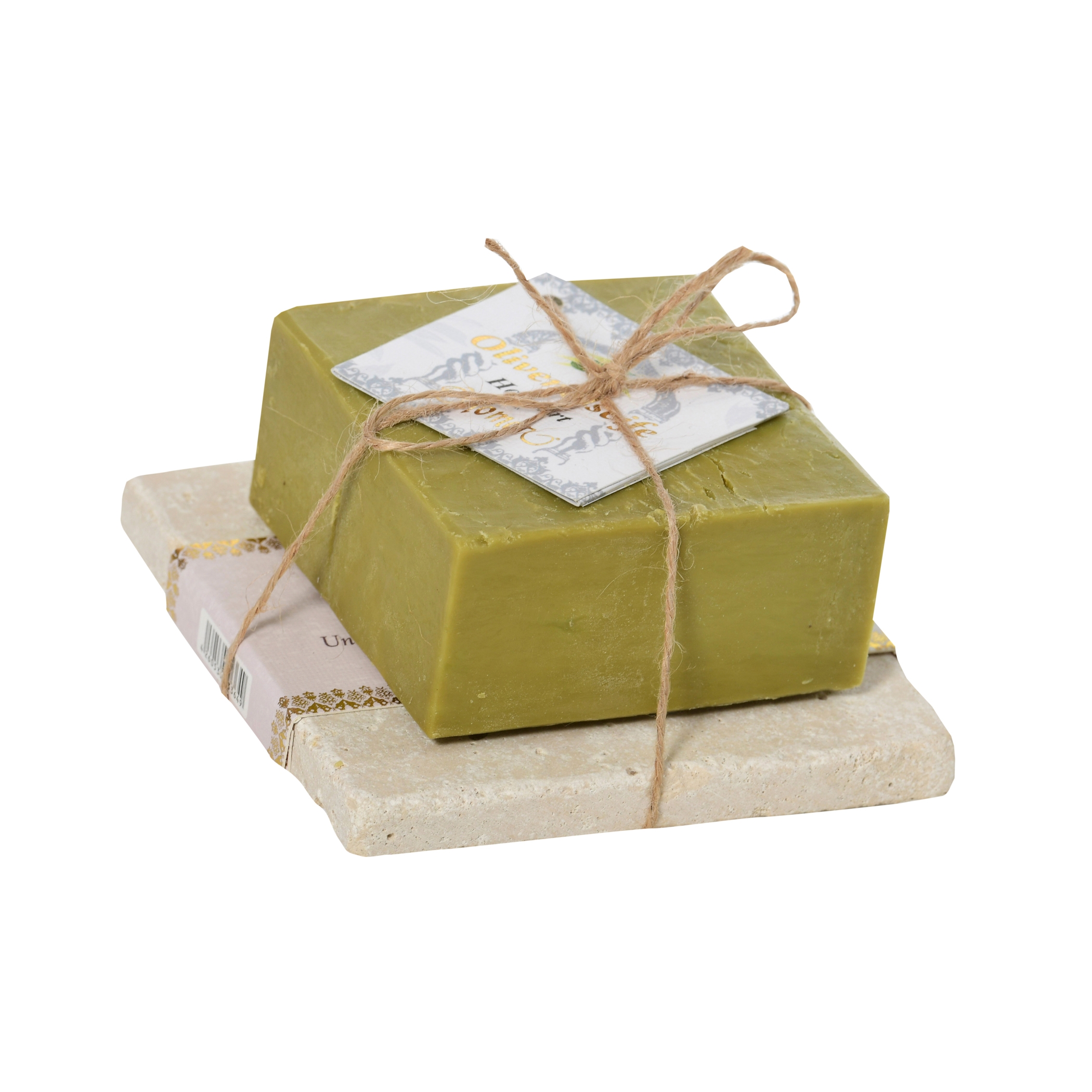 Natural Olive Oil Soap with Travertin