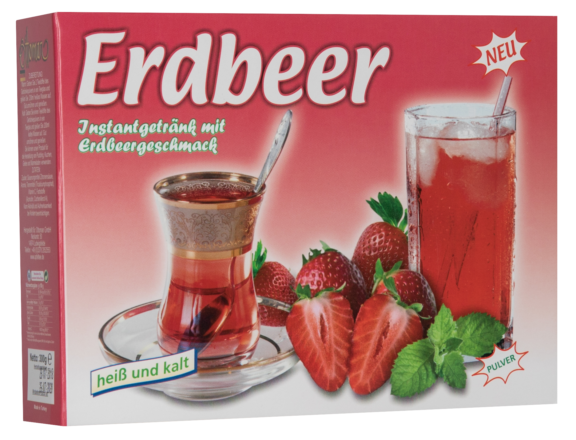 Erdbeertee