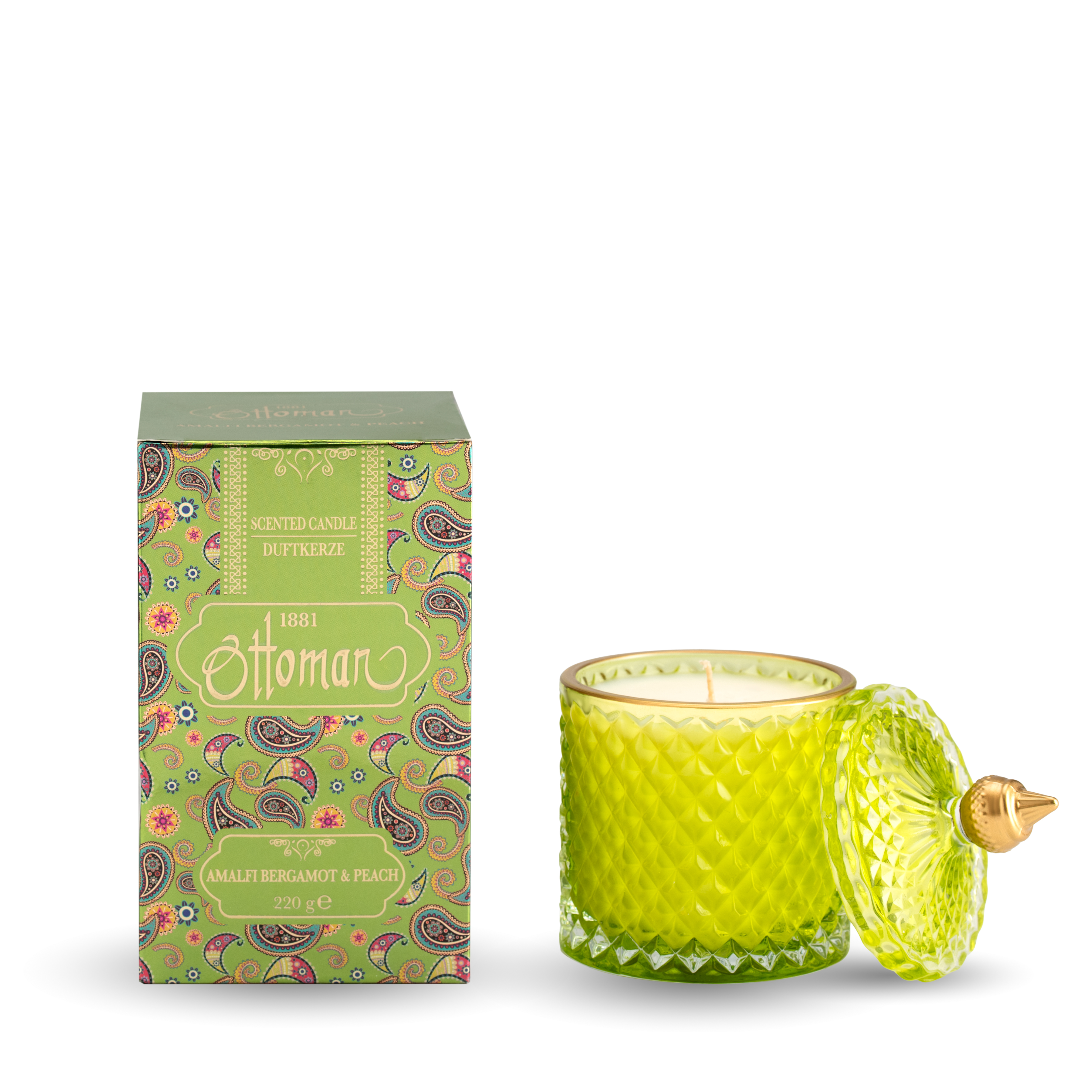 Ottoman - Amalfi Bergamot & Peach Kerze