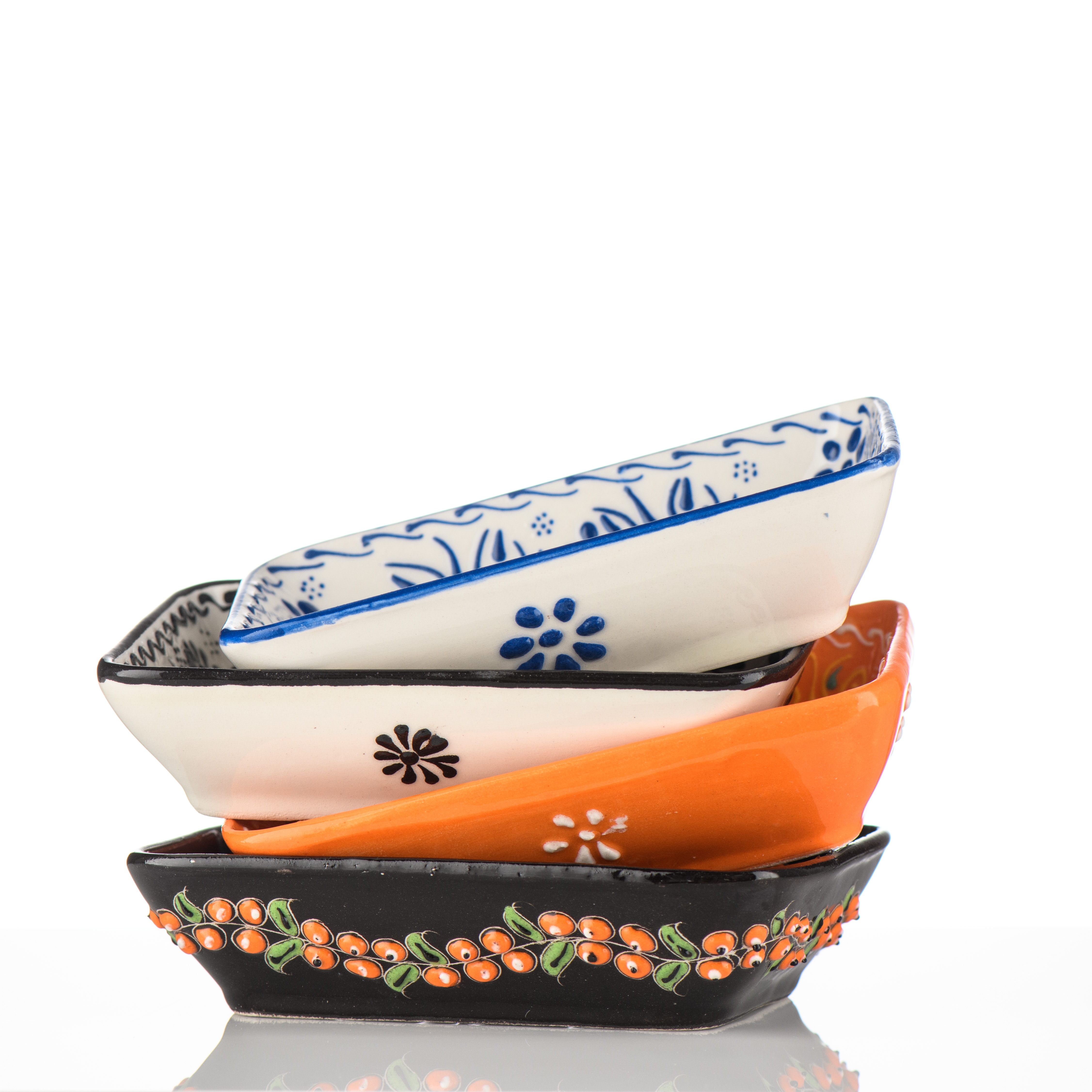 Soap dishes in various colours 