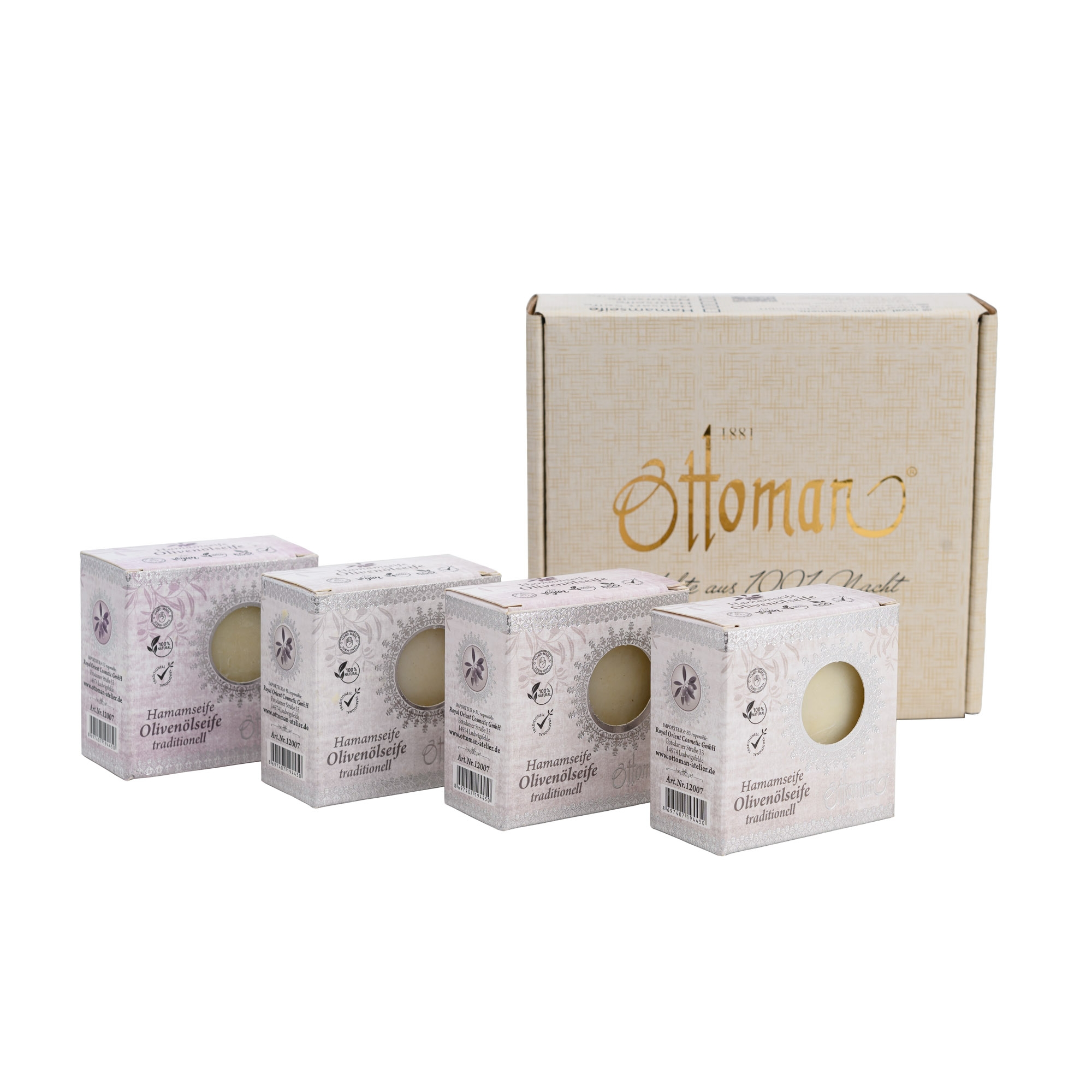 Soap Collection 4x 200g Hamam Soap in a Gift Box
