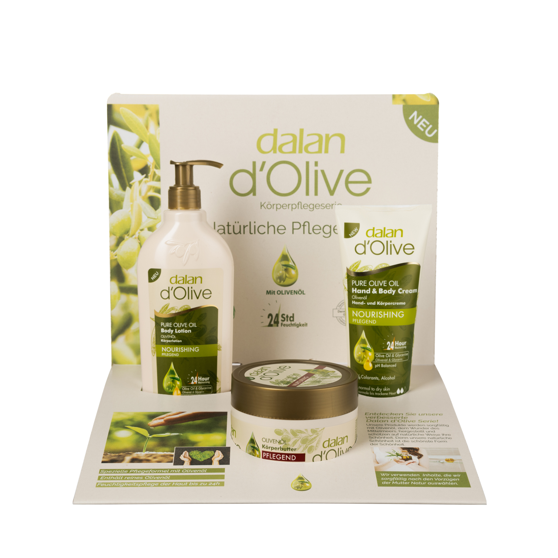 Dalan d´Olive Bodylotion mit Pumpspender 400 ml